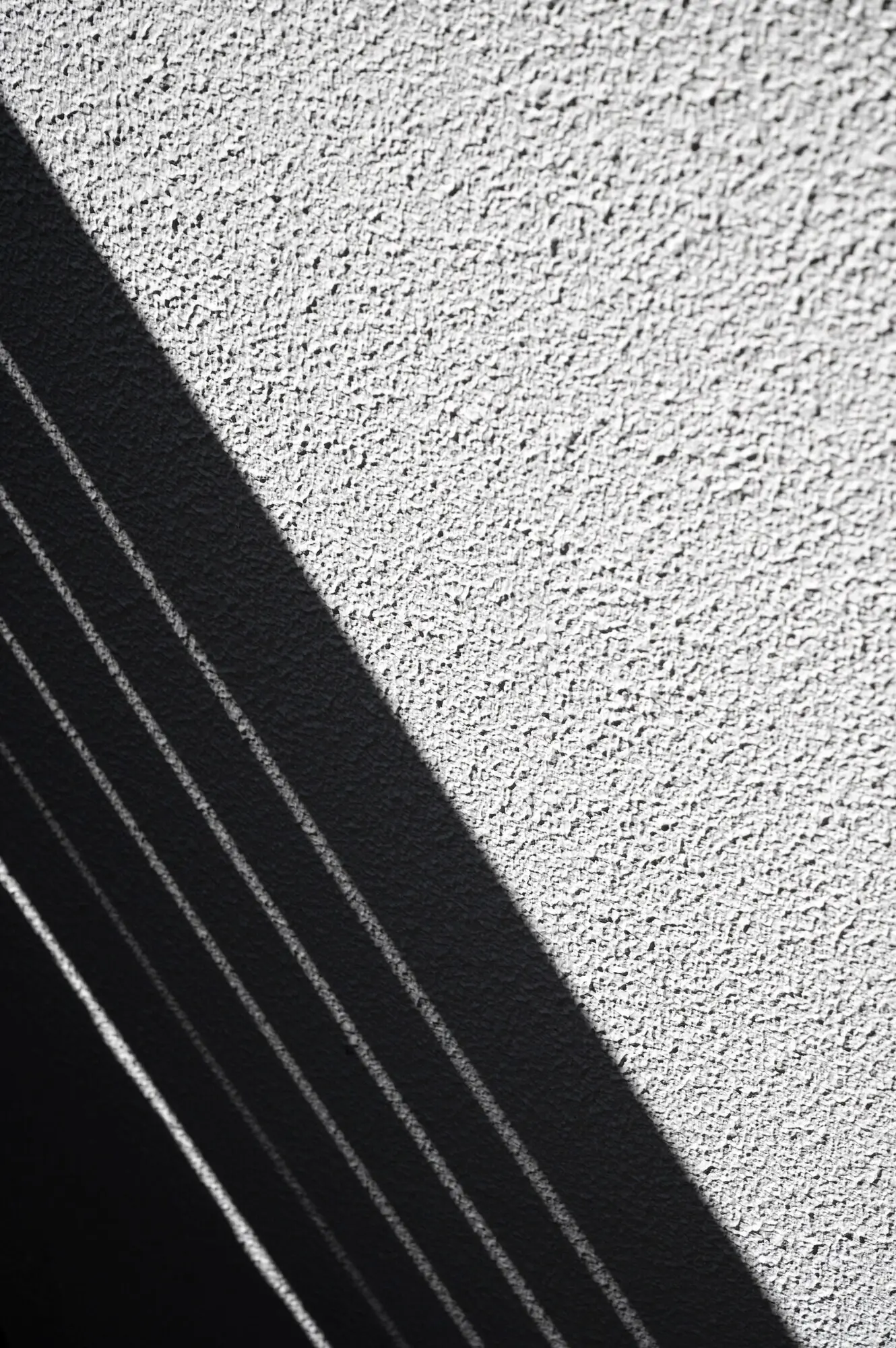 Abstrakte Schatten bei Tageslicht von draußen