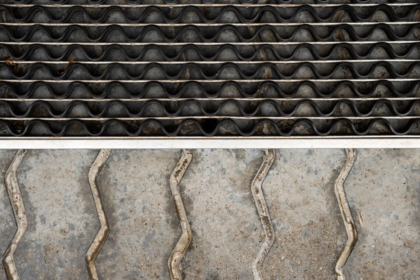 Kontrastierendes Texturdesign für den Außenbereich